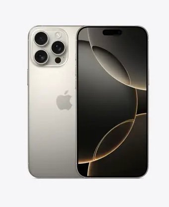 iPhone 16 Pro 128 اللون تيتانيوم طبيعي